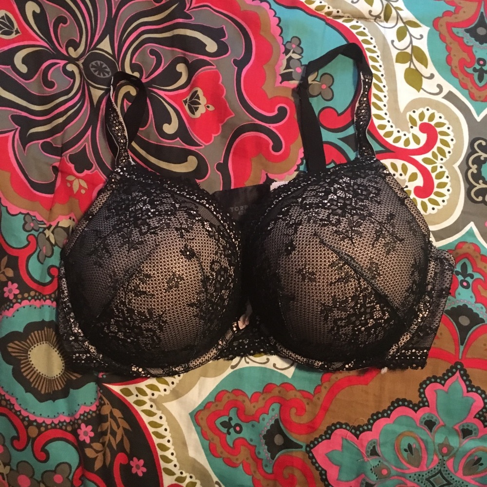 Black Lace Bra